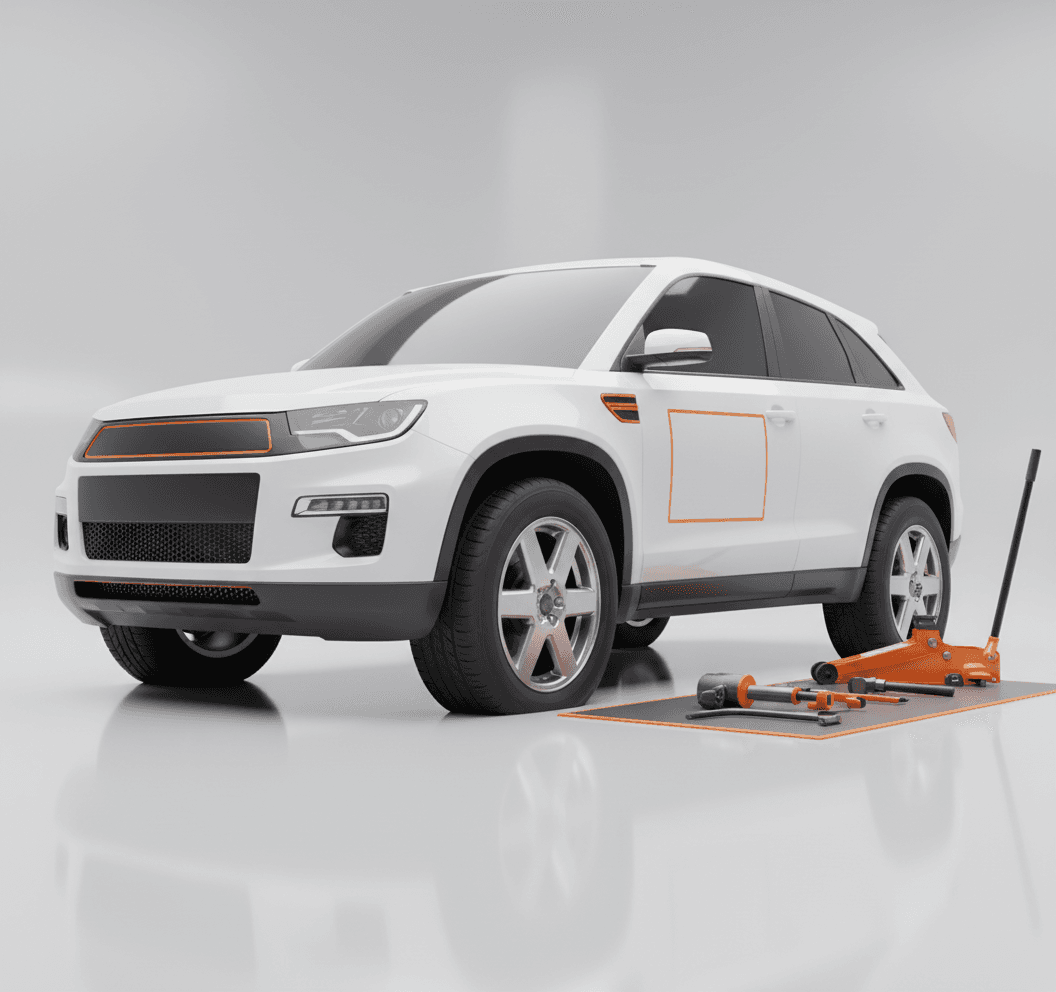 Installation of Spare (1 wheel)